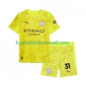 Fußballtrikots Manchester City EDERSON M. 31 Torwart Kinder 2025-2026 Kurzarm 3rd trikot kaufen